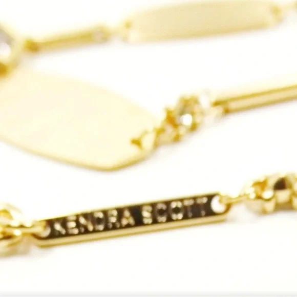 Kendra Scott Gold Link Long Necklace - Picture 5 of 6